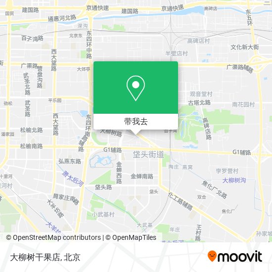 大柳树干果店地图