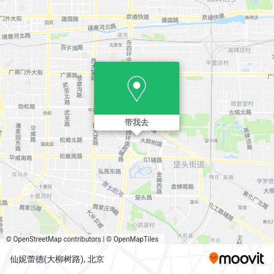 仙妮蕾德(大柳树路)地图