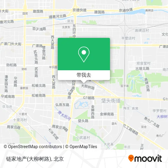链家地产(大柳树路)地图