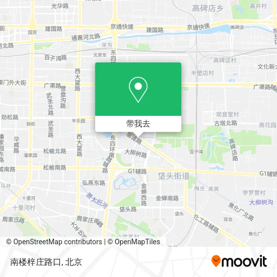 南楼梓庄路口地图