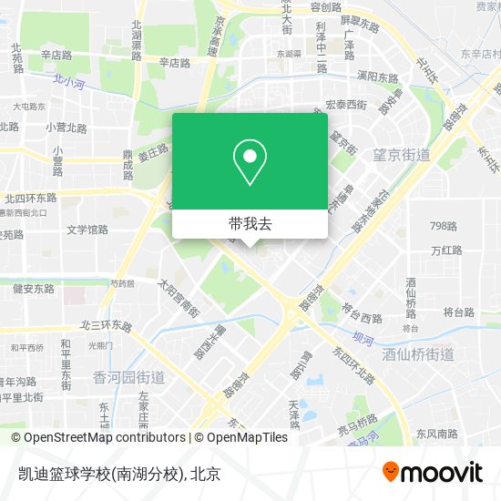 凯迪篮球学校(南湖分校)地图