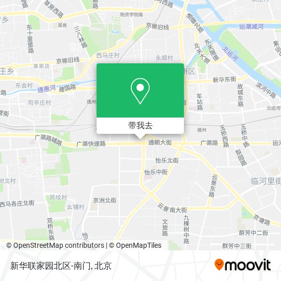 新华联家园北区-南门地图