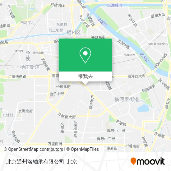北京通州洛轴承有限公司地图