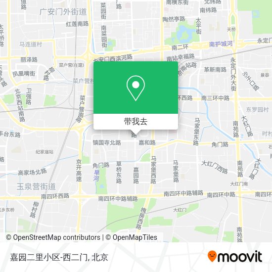 嘉园二里小区-西二门地图