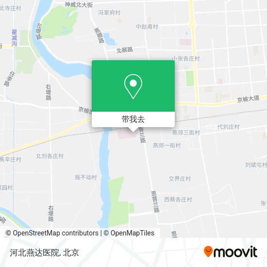 河北燕达医院地图