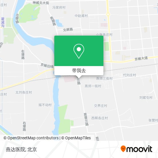 燕达医院地图