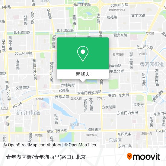 青年湖南街/青年湖西里(路口)地图