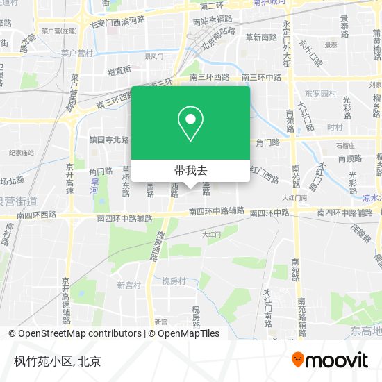 枫竹苑小区地图