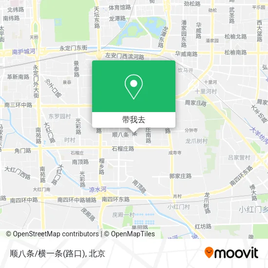 顺八条/横一条(路口)地图