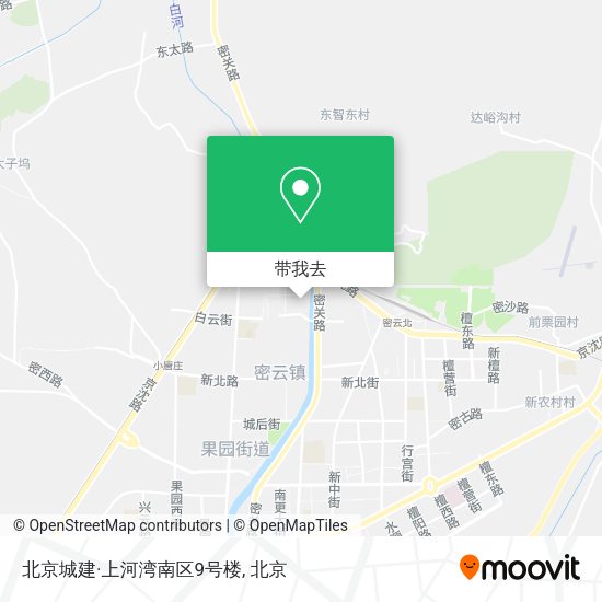 北京城建·上河湾南区9号楼地图