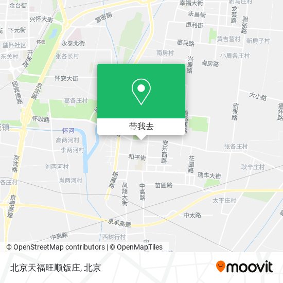 北京天福旺顺饭庄地图