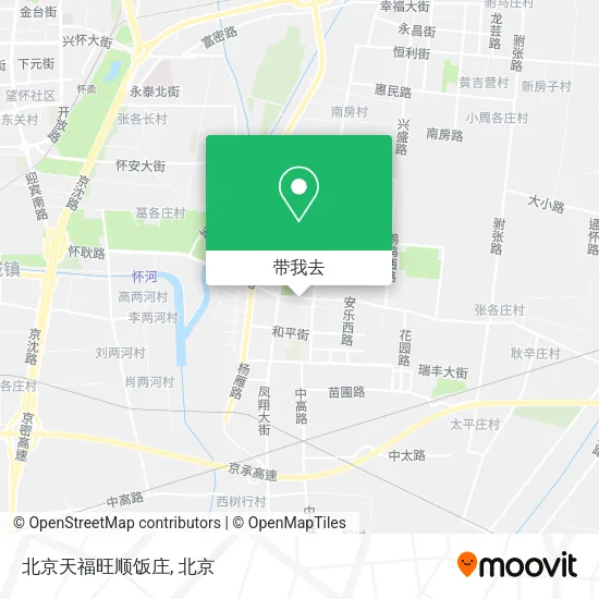 北京天福旺顺饭庄地图