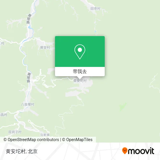 黄安坨村地图