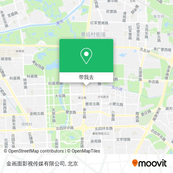 金画面影视传媒有限公司地图
