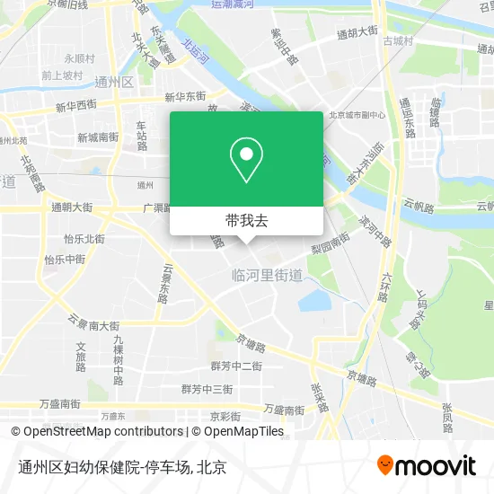 通州区妇幼保健院-停车场地图