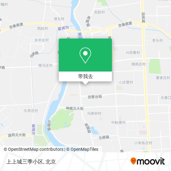 上上城三季小区地图
