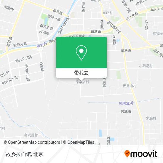 故乡拉面馆地图