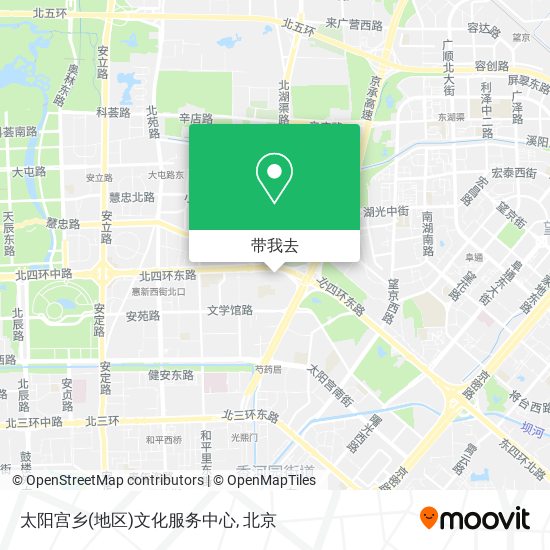 太阳宫乡(地区)文化服务中心地图