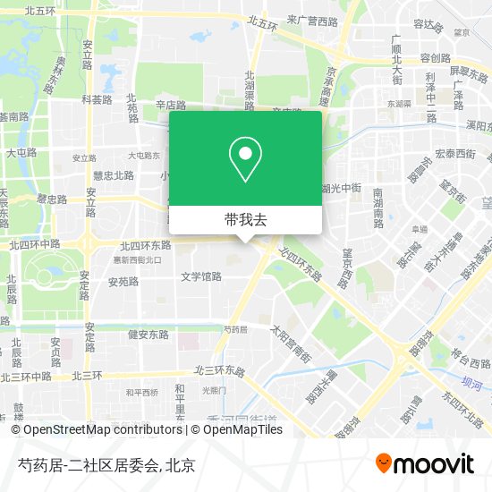 芍药居-二社区居委会地图