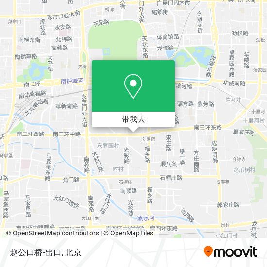 赵公口桥-出口地图