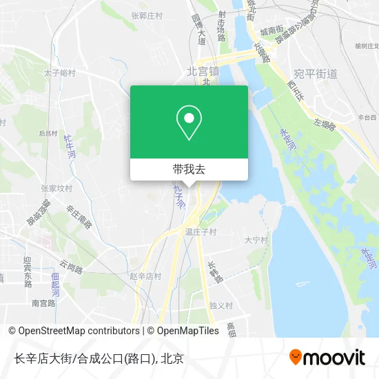长辛店大街/合成公口(路口)地图