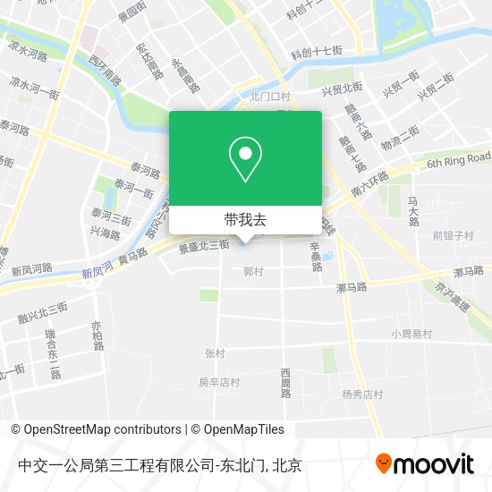 中交一公局第三工程有限公司-东北门地图