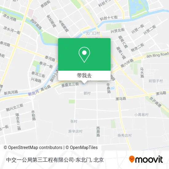 中交一公局第三工程有限公司-东北门地图