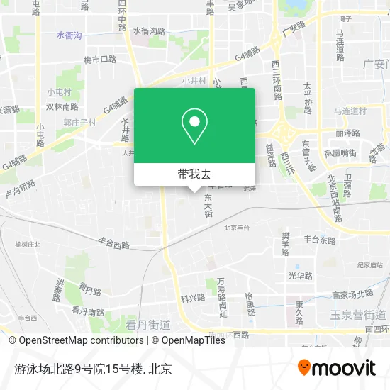 游泳场北路9号院15号楼地图