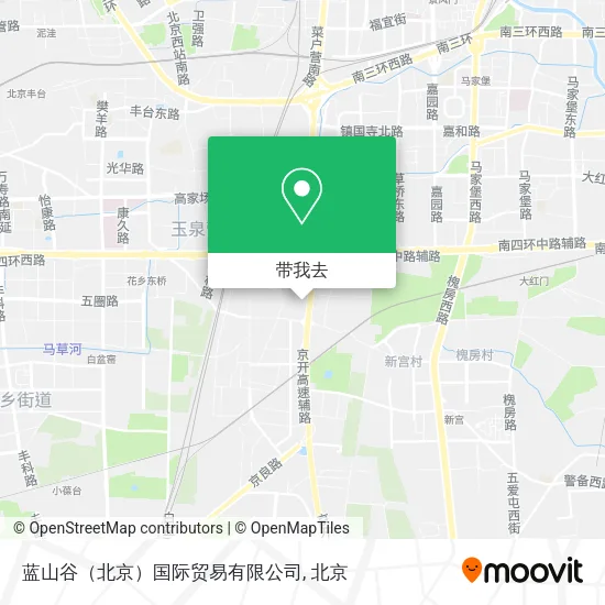 蓝山谷（北京）国际贸易有限公司地图