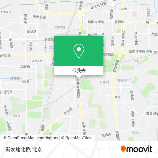 新发地北桥地图
