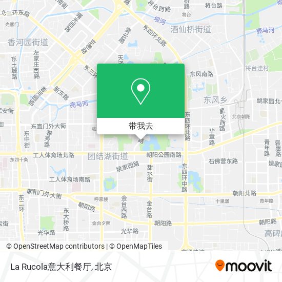 La Rucola意大利餐厅地图