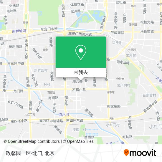 政馨园一区-北门地图
