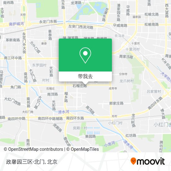 政馨园三区-北门地图