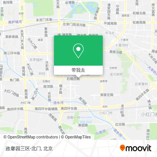 政馨园三区-北门地图