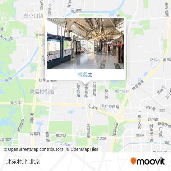 北苑村北地图