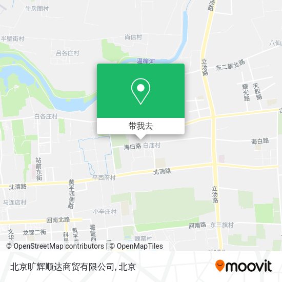 北京旷辉顺达商贸有限公司地图