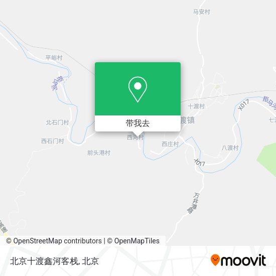 北京十渡鑫河客栈地图