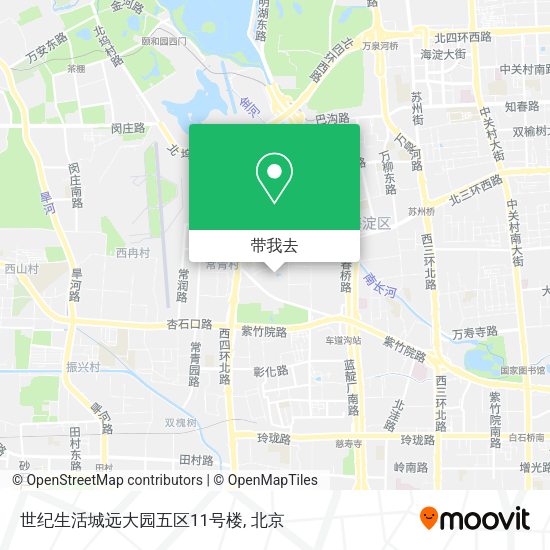 世纪生活城远大园五区11号楼地图