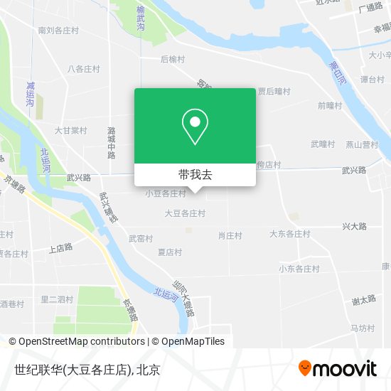 世纪联华(大豆各庄店)地图