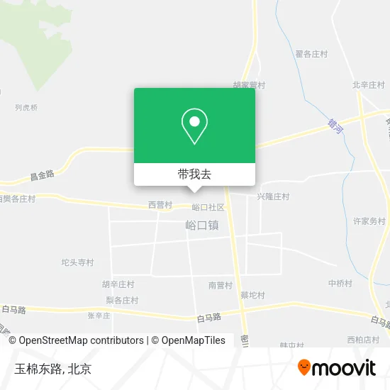 玉棉东路地图