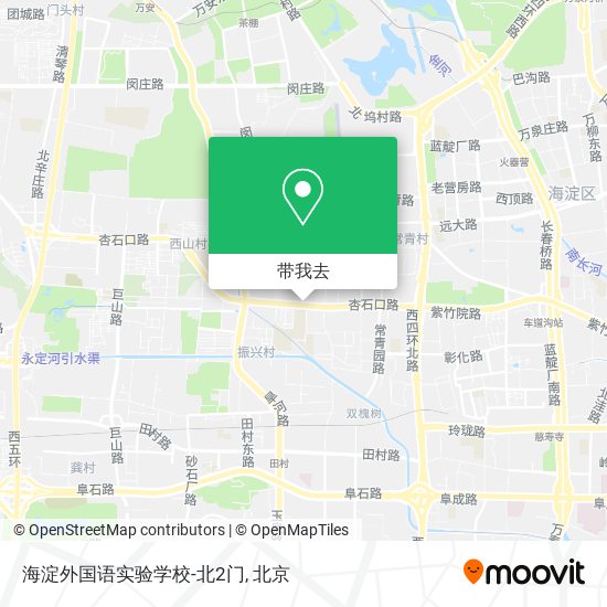 海淀外国语实验学校-北2门地图