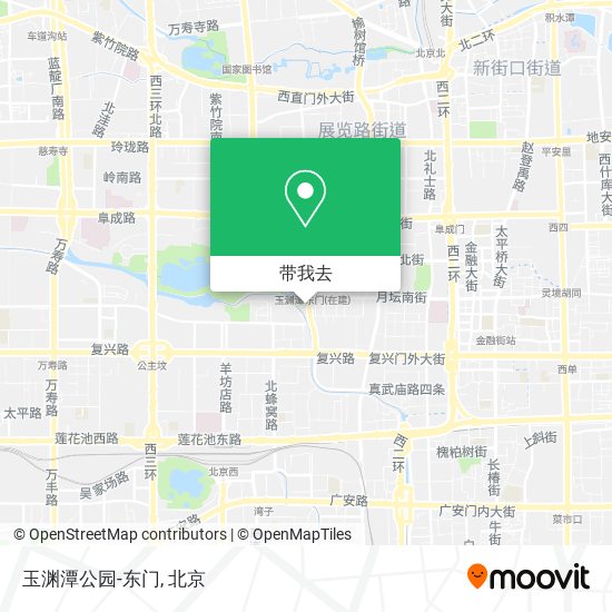 玉渊潭公园-东门地图