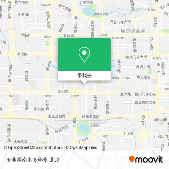 玉渊潭南里-8号楼地图