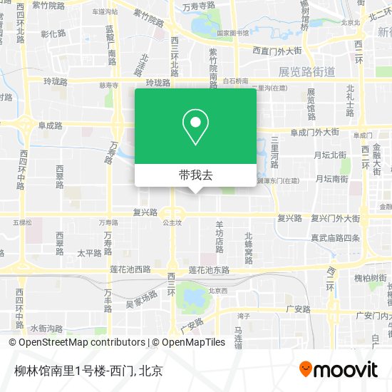 柳林馆南里1号楼-西门地图