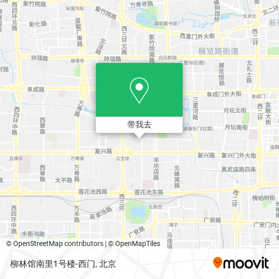 柳林馆南里1号楼-西门地图