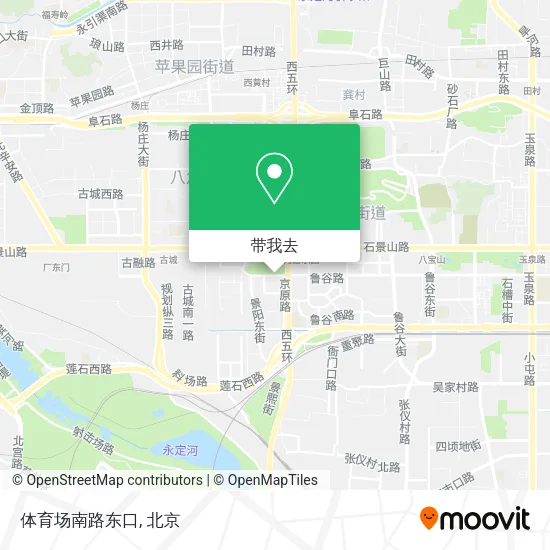 体育场南路东口地图