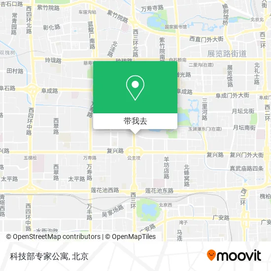 科技部专家公寓地图
