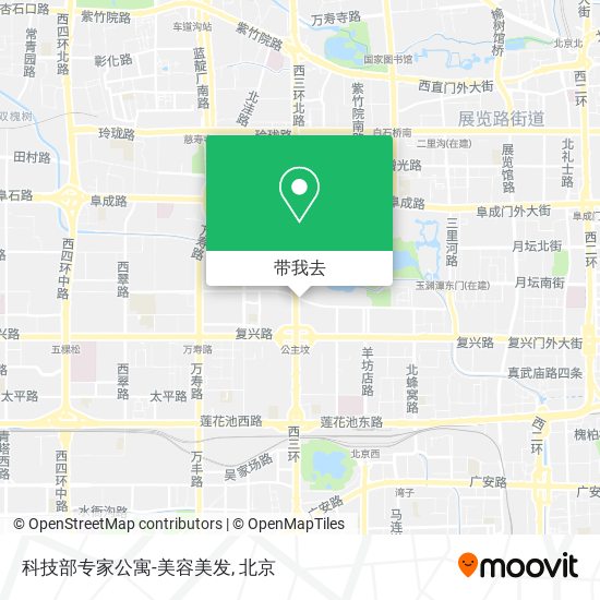 科技部专家公寓-美容美发地图