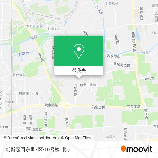 朝新嘉园东里7区-10号楼地图