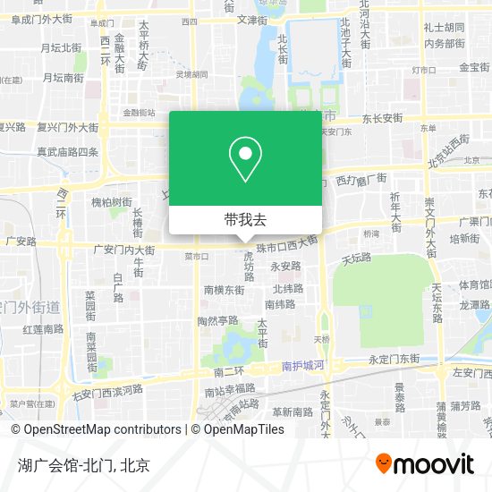 湖广会馆-北门地图